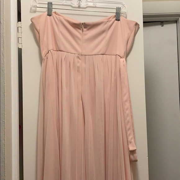 David’s Bridal Mesh Long Versa Bridesmaid Dress 10 - Picture 3 of 8